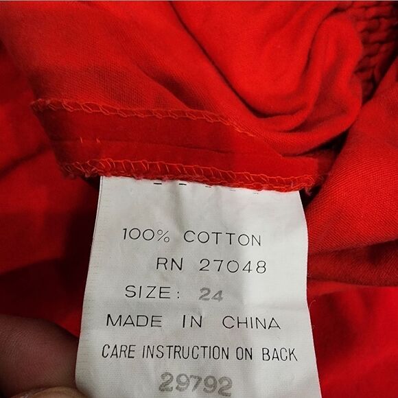 Red Floral Velvety Smoked Dress - Picture 6 of 10